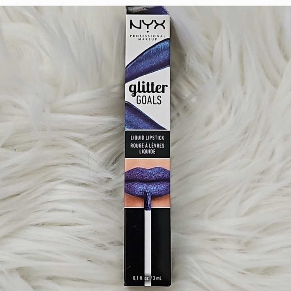 NYX Glitter Goals Liquid Lipstick in Oil Spill